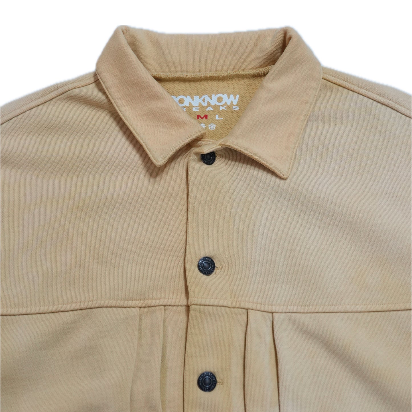 TYPE-001 Sweat Trucker Jacket FADEDYELLOW