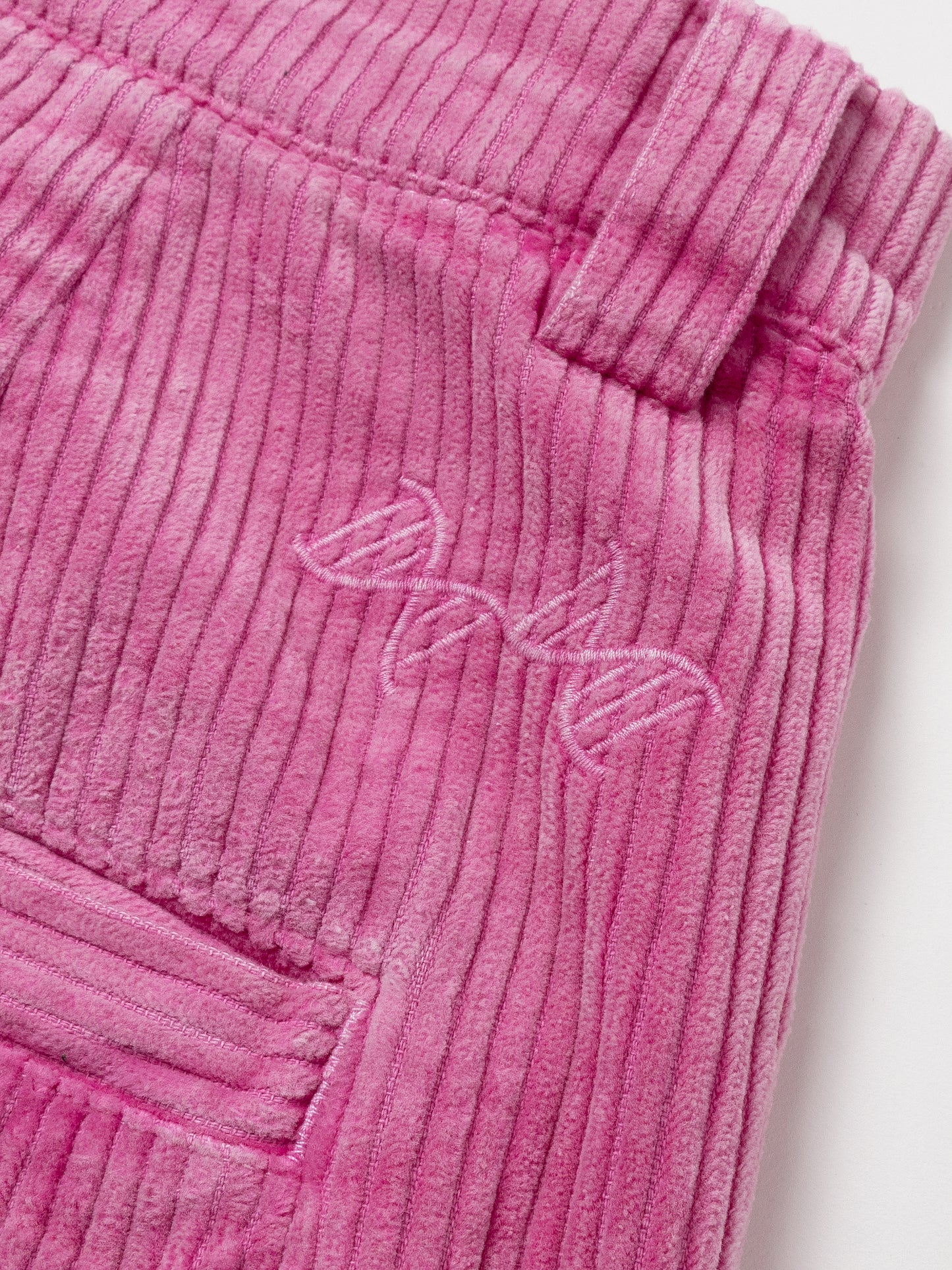 Faded Corduroy BIG Shorts Pink