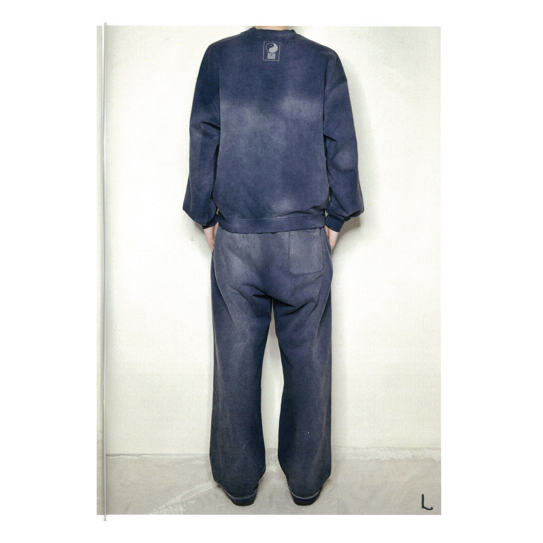 TYPE-000 STRAIGHT SWEAT PANTS NAVY