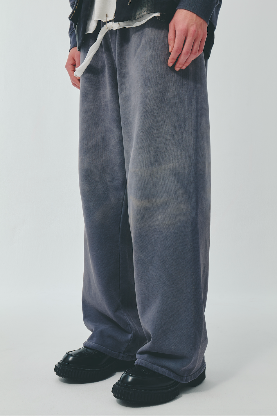 TYPE-004 Faded Heavy Sweat Pants DARKNAVY
