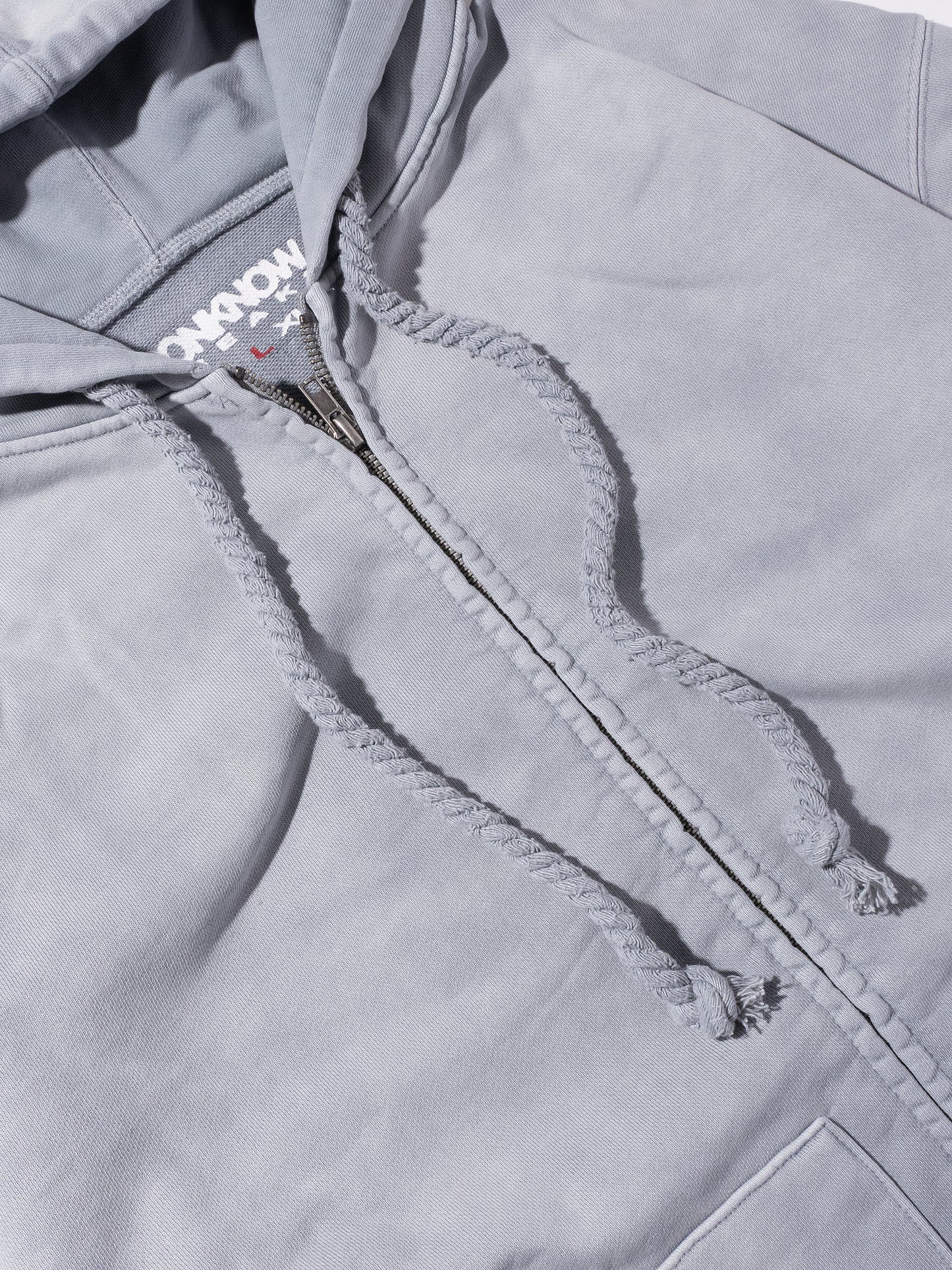 TYPE-003 Faded Heavy Zip Hoodie BLUEGRAY