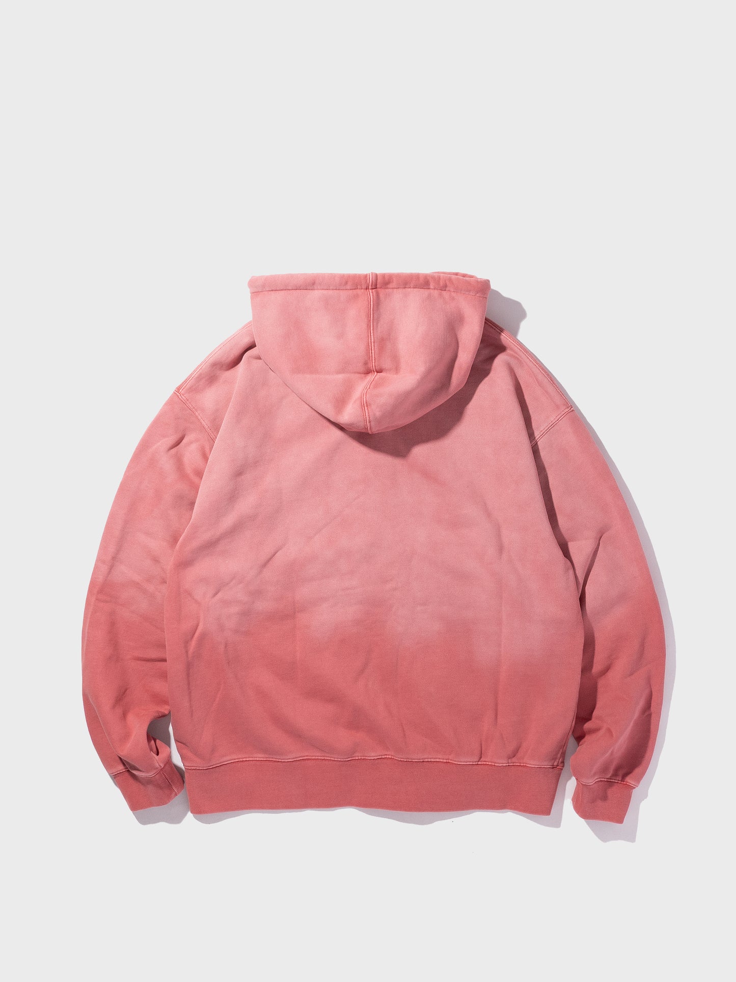 TYPE-003 Faded Heavy Zip Hoodie BURGUNDY