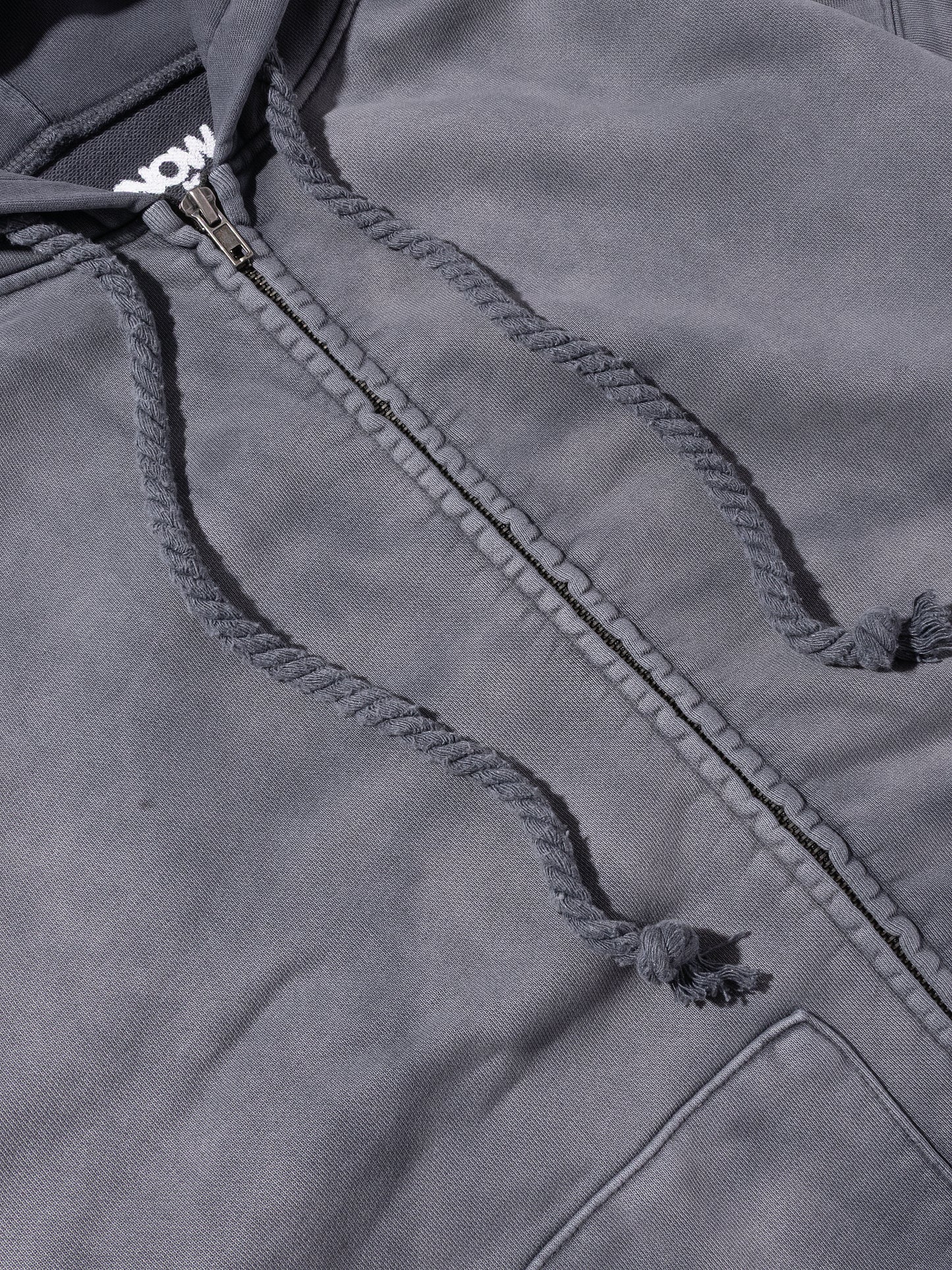 TYPE-003 Faded Heavy Zip Hoodie DARKNAVY