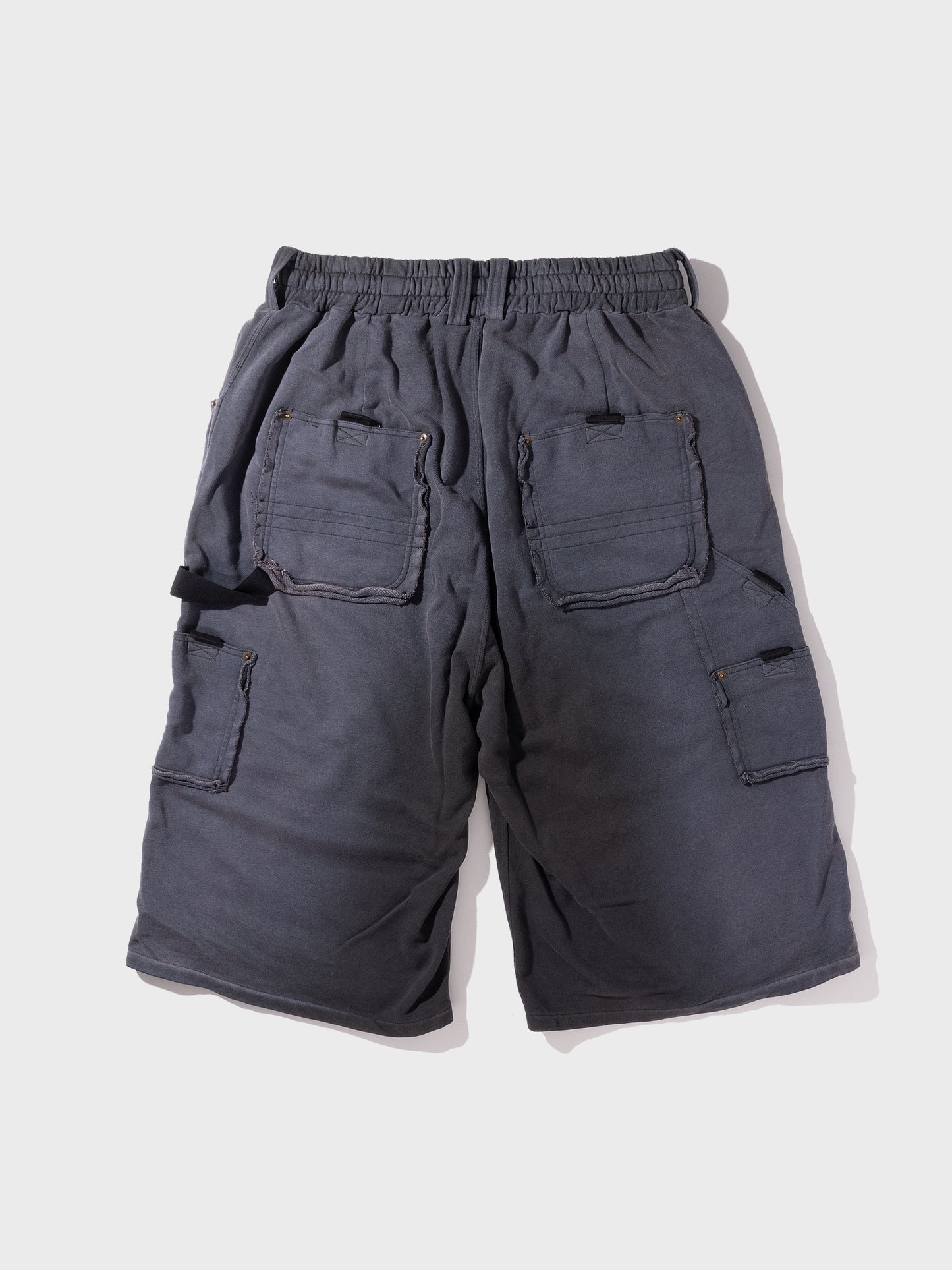 TYPE-005 Double Knee Tactical Sweat Shorts OBSIDIAN