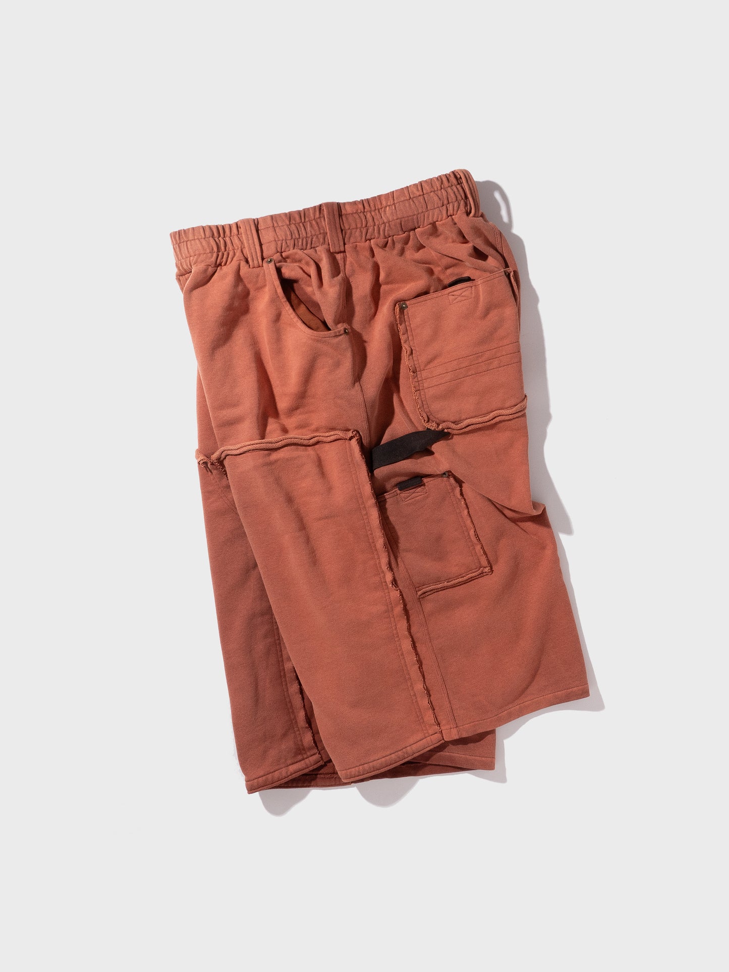 TYPE-005 Double Knee Tactical Sweat Shorts DARKORANGE