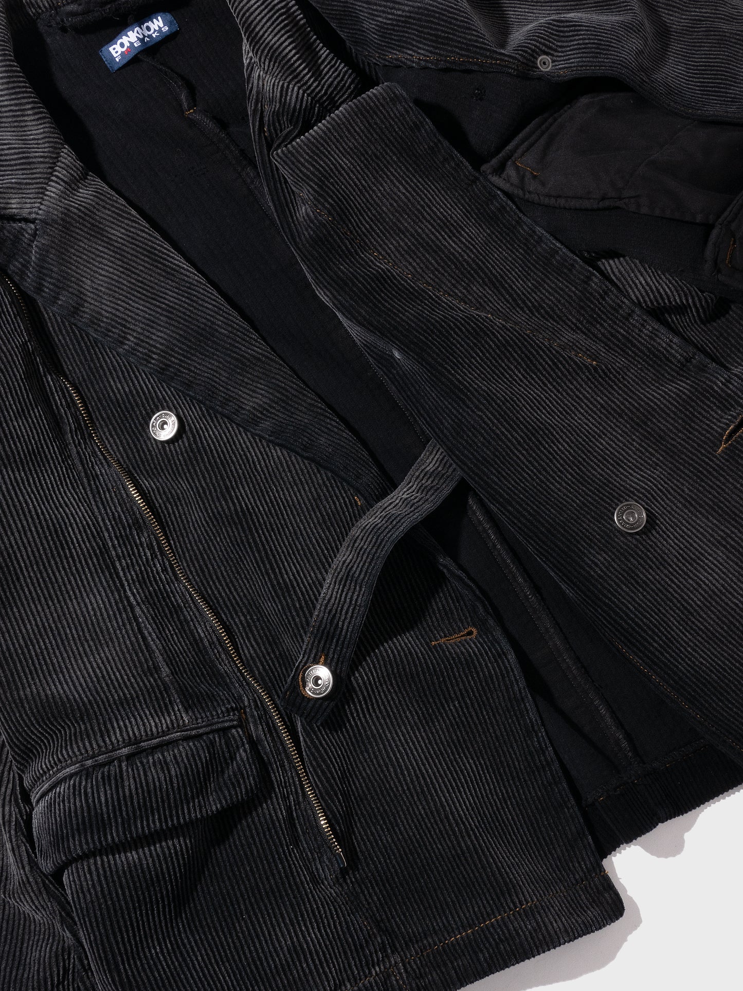 Faded Corduroy W Tailor&Riders Docking Jacket BLACK
