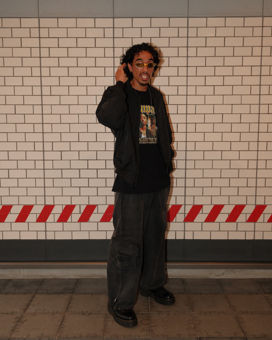 TYPE-002 Giant Pocket Sweat Pants BLACK