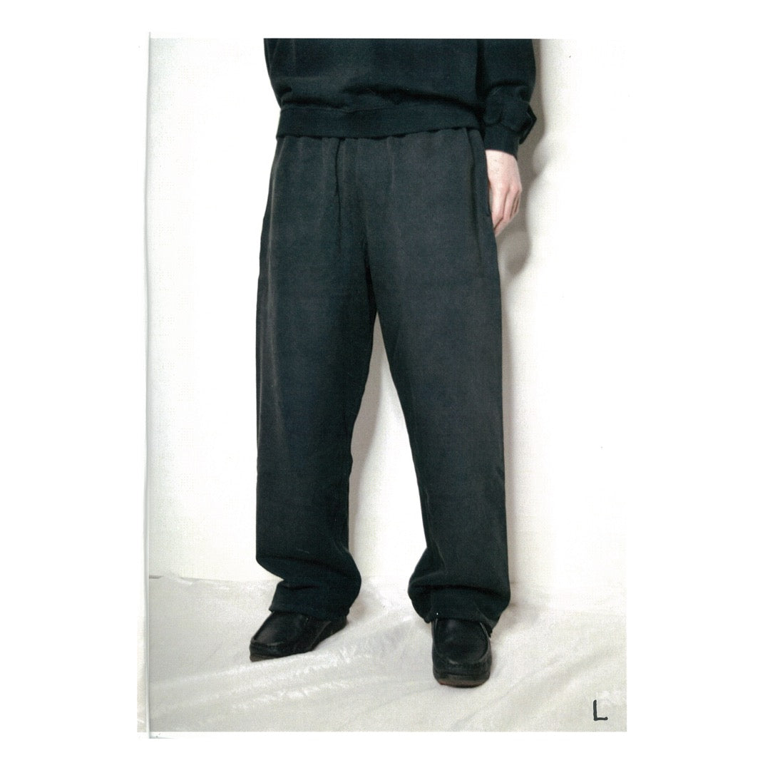 TYPE-000 STRAIGHT SWEAT PANTS BLACK