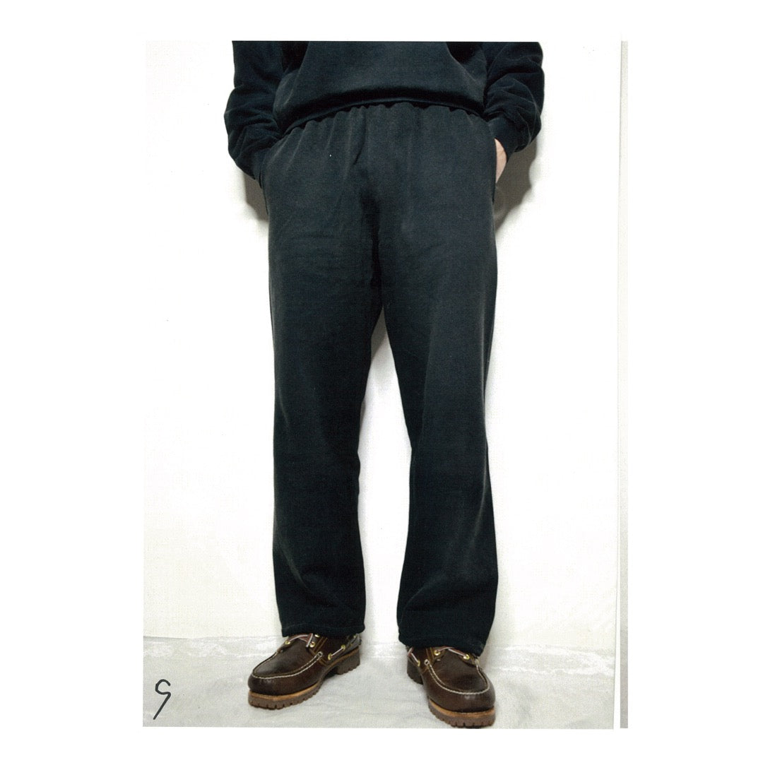 TYPE-000 STRAIGHT SWEAT PANTS BLACK