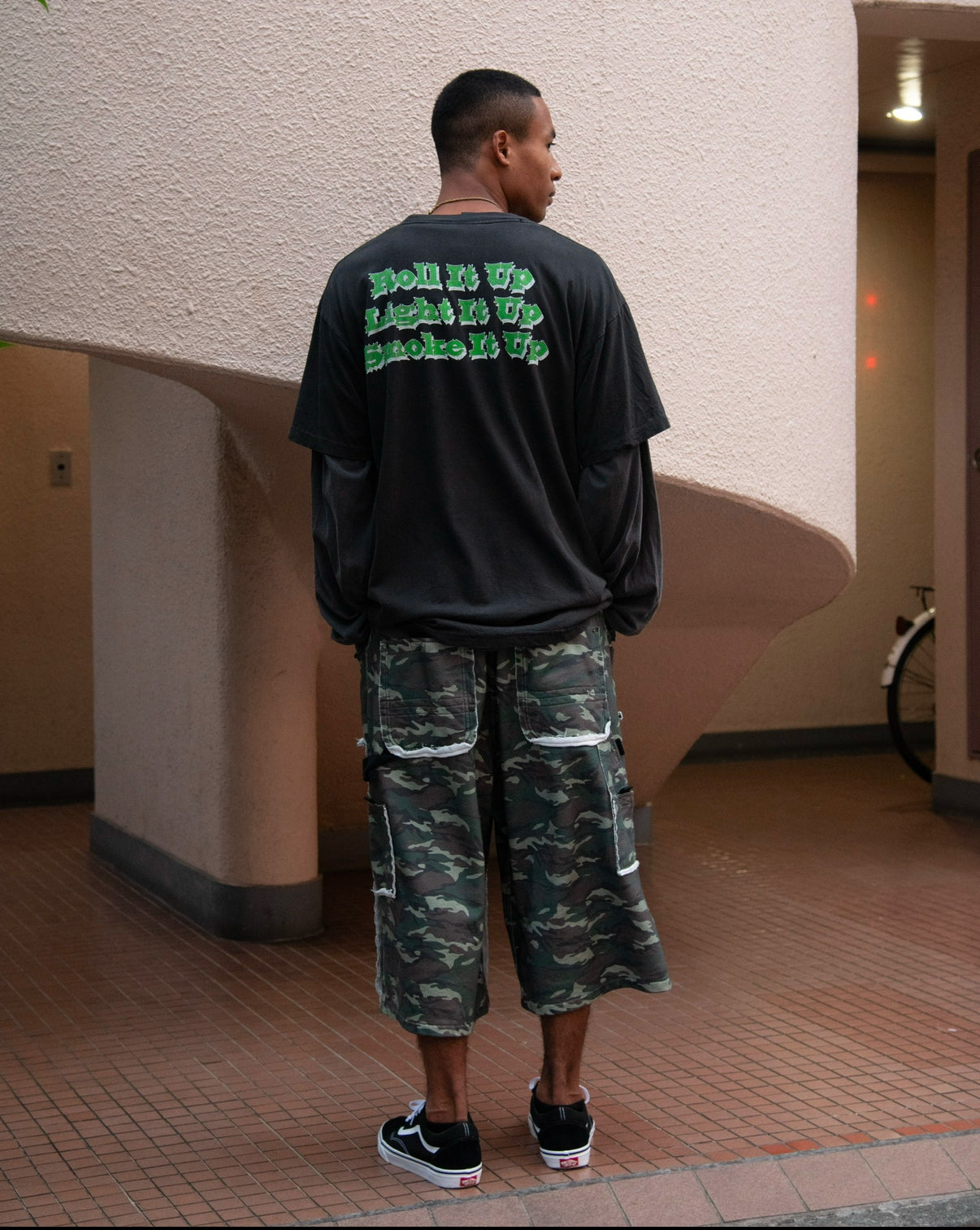 TYPE-005 Double Knee Tactical Sweat Shorts CAMO