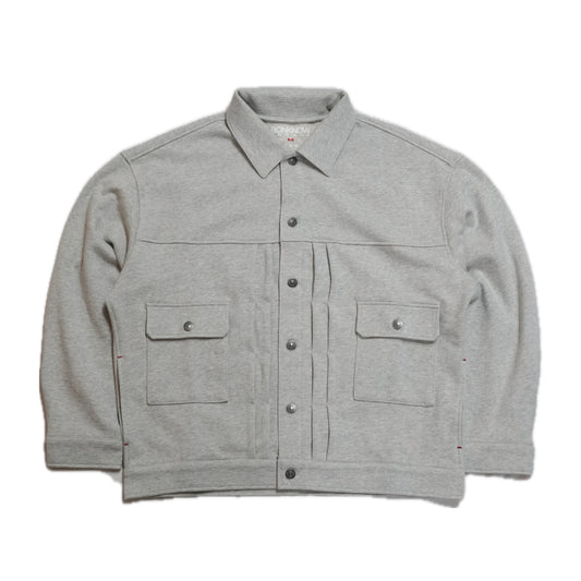 TYPE-001 Sweat Trucker Jacket ASHGRAY