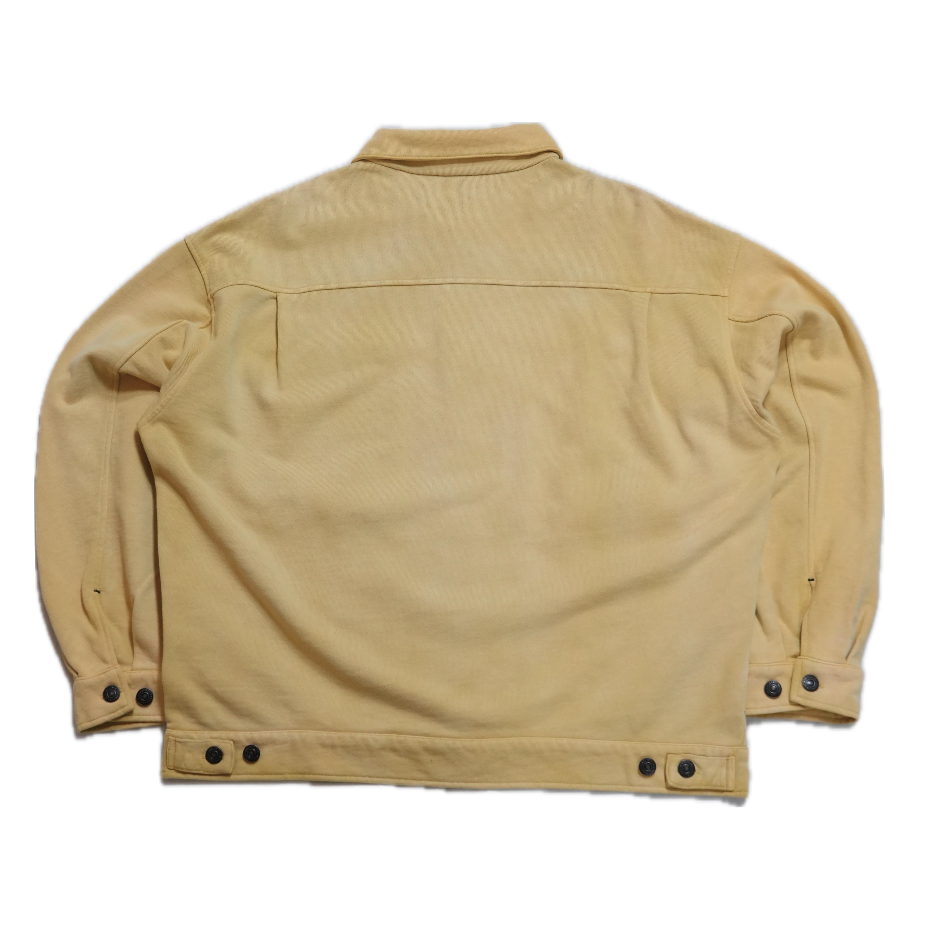 TYPE-001 Sweat Trucker Jacket FADEDYELLOW – BONKNOW FREAKS
