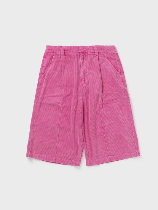 Faded Corduroy BIG Shorts Pink