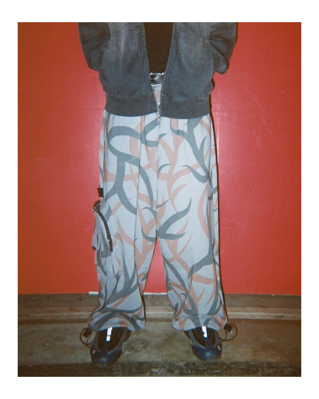 TYPE-002 Giant Pocket Sweat Pants TRIBAL CHARCOAL