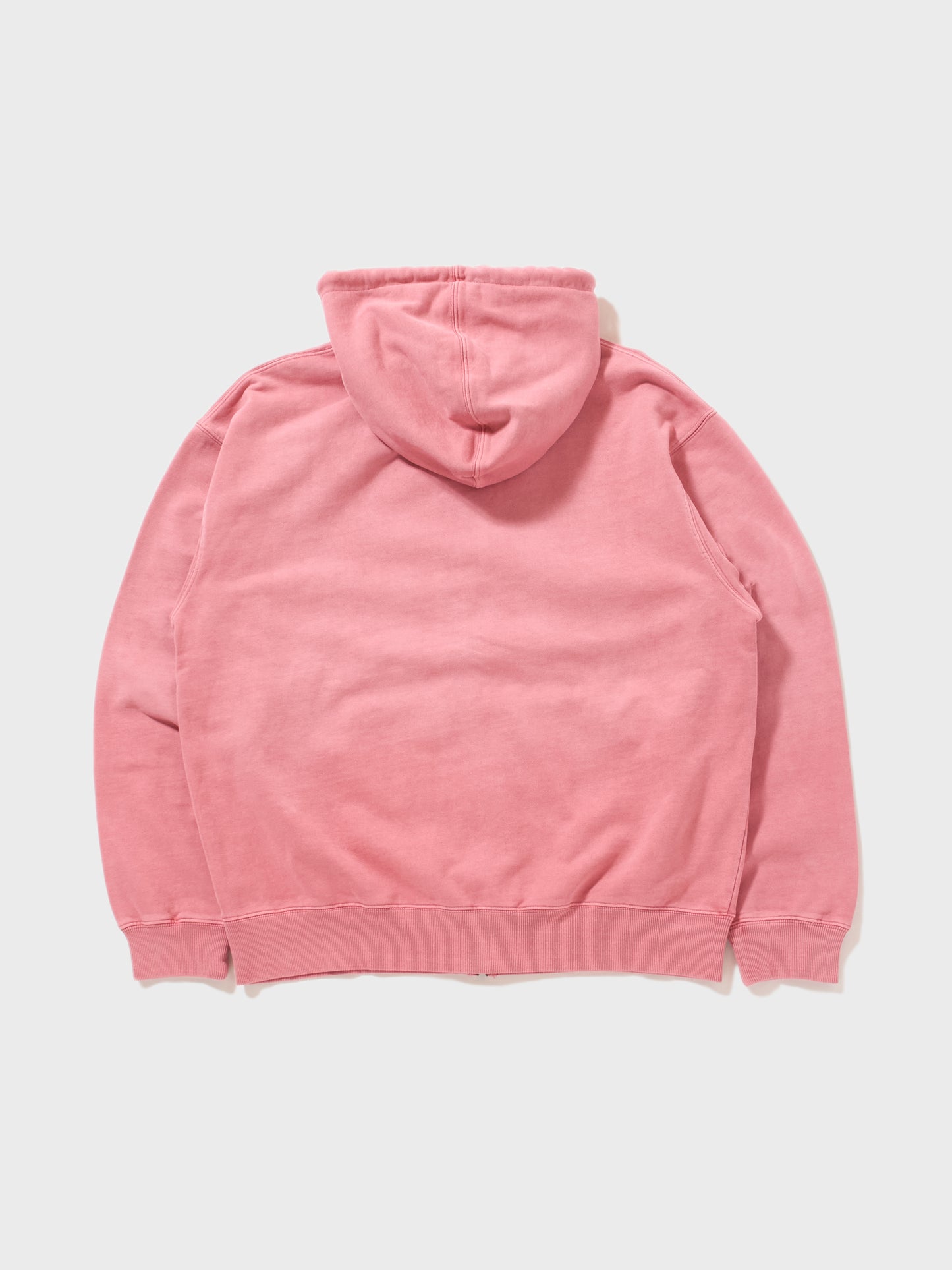 TYPE-003 Faded Heavy Zip Hoodie PINK