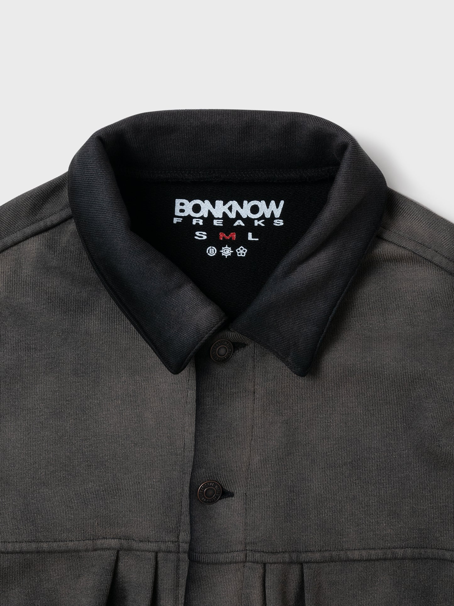 TYPE-001 SWEAT TRUCKER JACKET BLACK