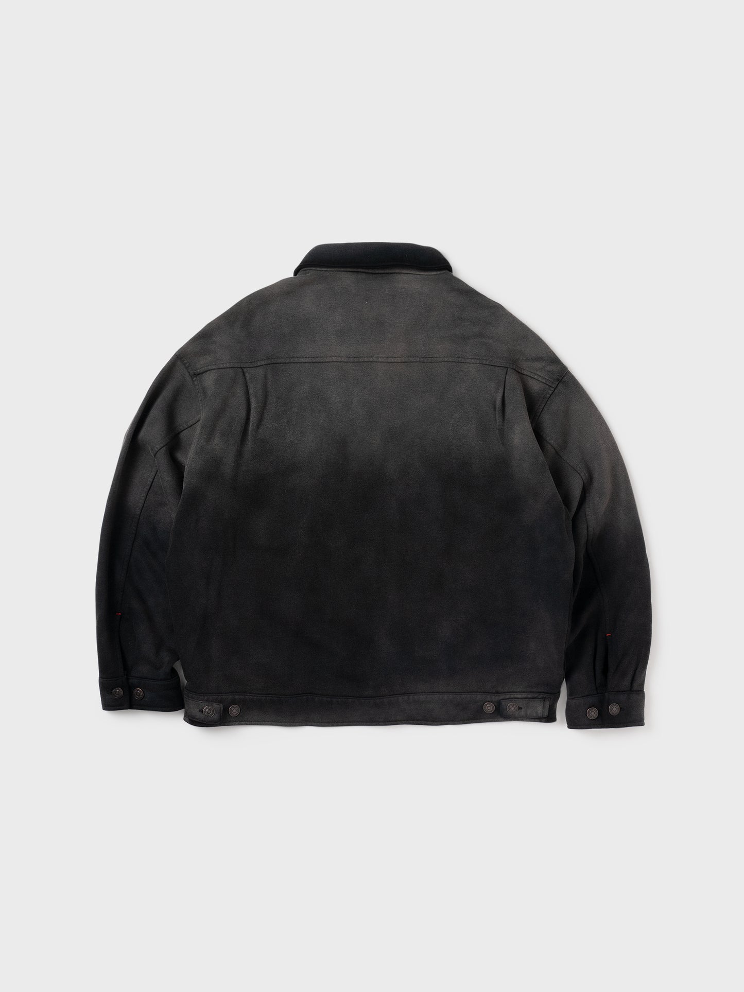 TYPE-001 SWEAT TRUCKER JACKET BLACK