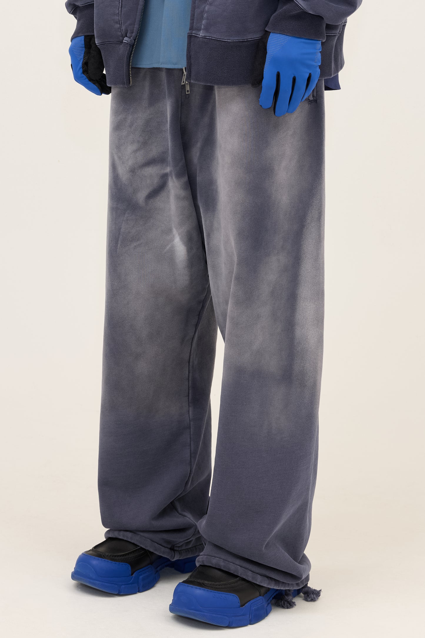 TYPE-004 Faded Heavy Sweat Pants NAVY