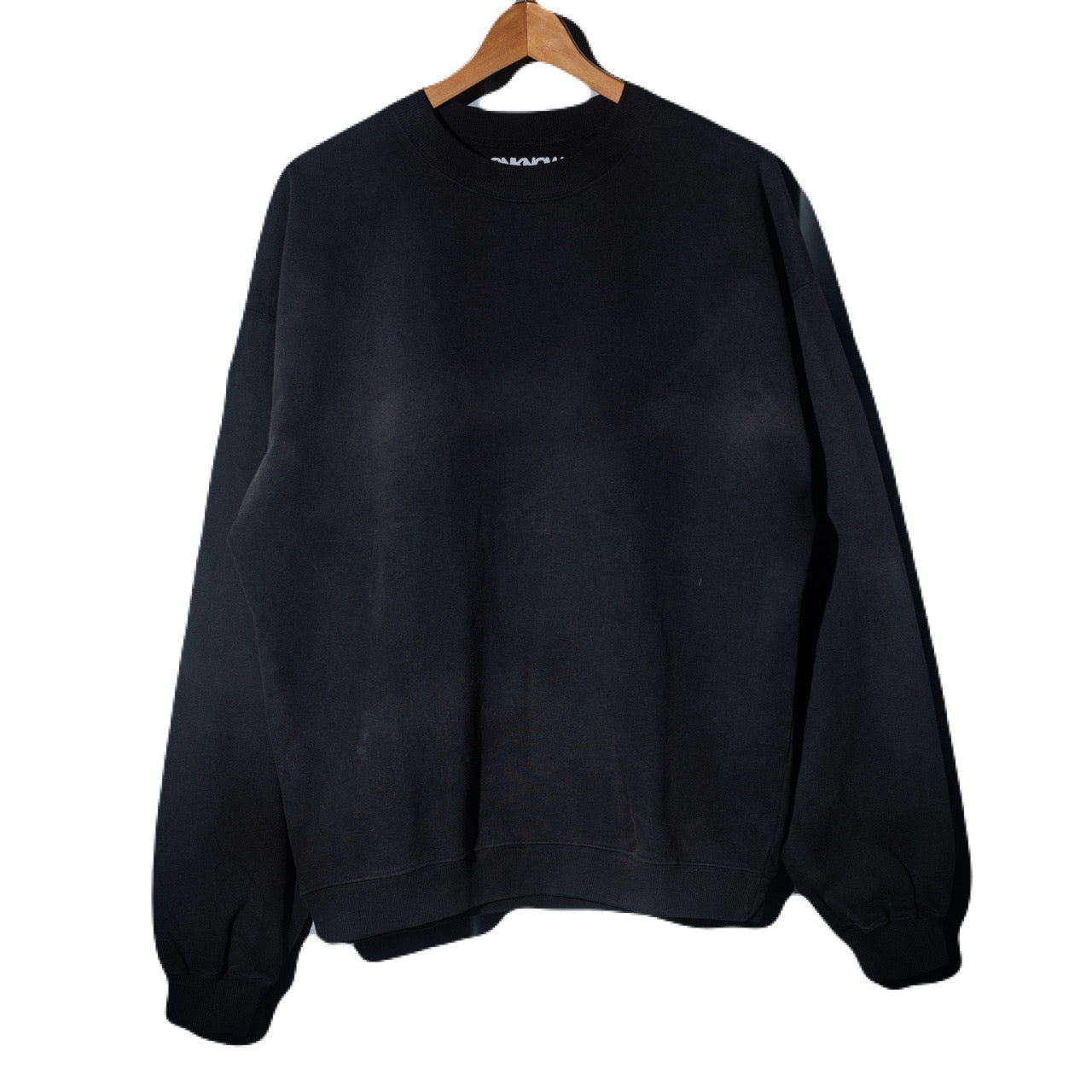 TYPE-000 CREW NECK SWEAT SHIRTS BLACK