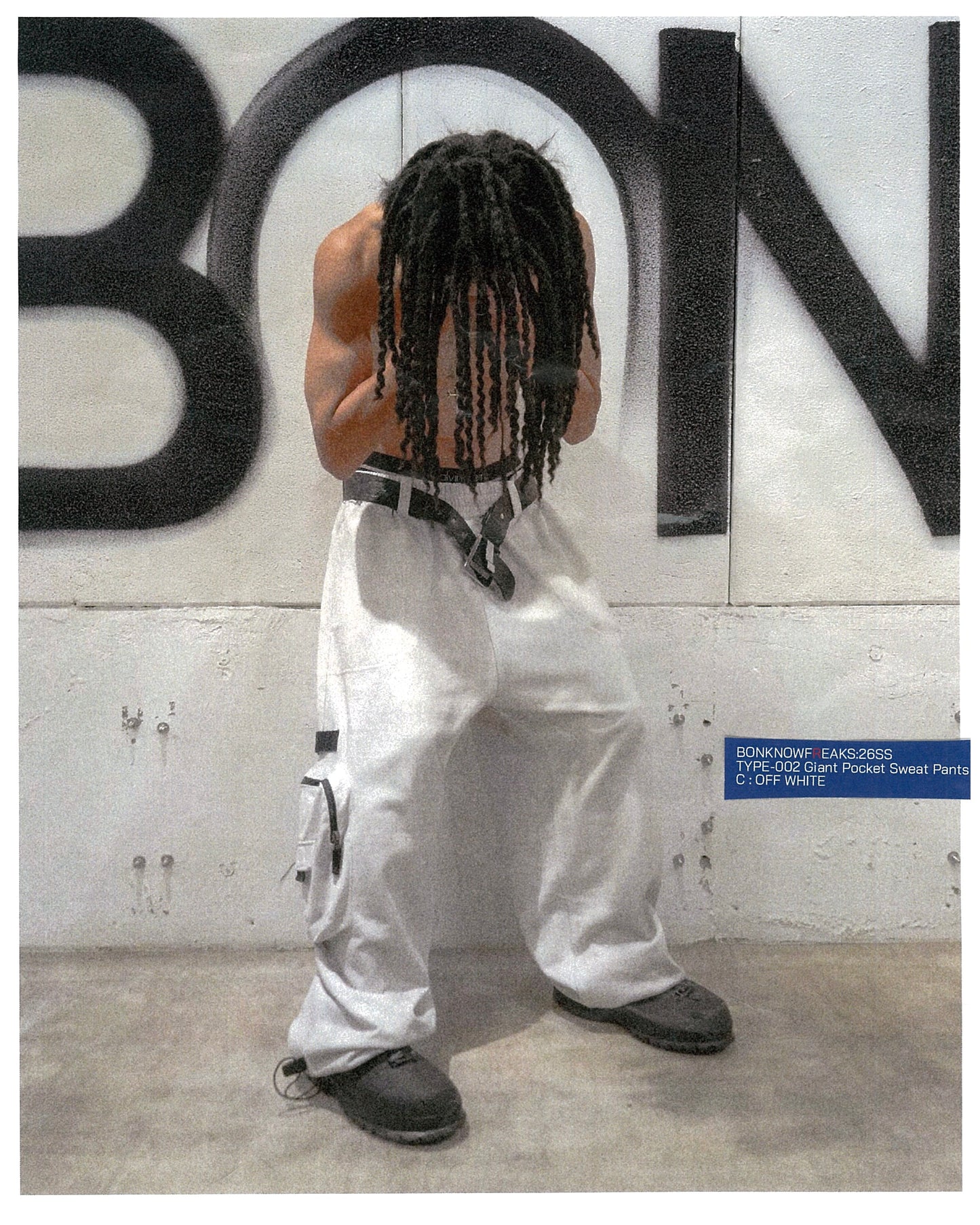 TYPE-002 Giant Pocket Sweat Pants OFFWHITE