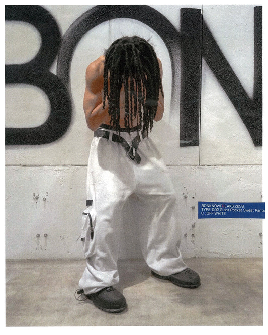TYPE-002 Giant Pocket Sweat Pants OFFWHITE