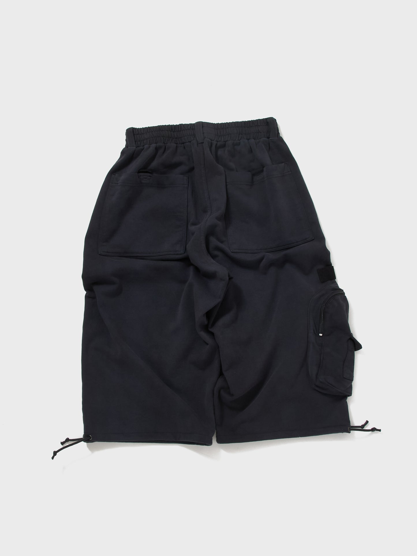 【7/24 20:00~】TYPE-002 Giant Pocket Sweat Shorts BLACK